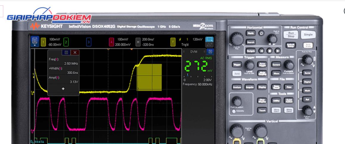 Máy hiện sóng số KEYSIGHT DSOX4052G 7 Máy hiện sóng số KEYSIGHT DSOX4052G - Ảnh 2