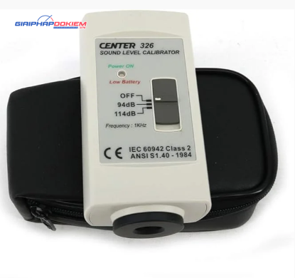 Máy Hiệu Chuẩn Độ Ồn Âm Thanh Center 326 5 Máy Hiệu Chuẩn Độ Ồn Âm Thanh Center 326 - Ảnh 2