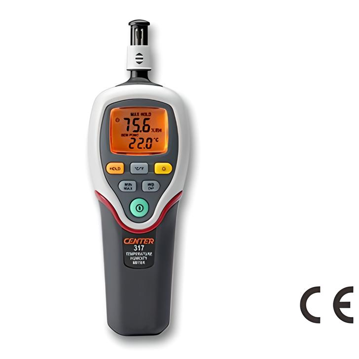 Máy đo nhiệt độ độ ẩm CENTER 317 (Điểm sương, Bóng đèn Web)
