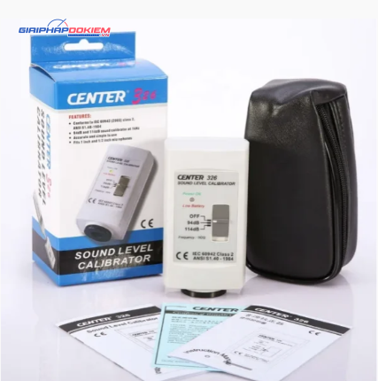 Máy Hiệu Chuẩn Độ Ồn Âm Thanh Center 326 7 Máy Hiệu Chuẩn Độ Ồn Âm Thanh Center 326 - Ảnh 4