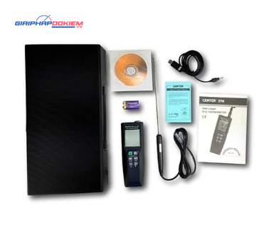 Máy đo nhiệt độ RTD chính xác Datalogger CENTER 376 9 Máy đo nhiệt độ RTD chính xác Datalogger CENTER 376 - Ảnh 3