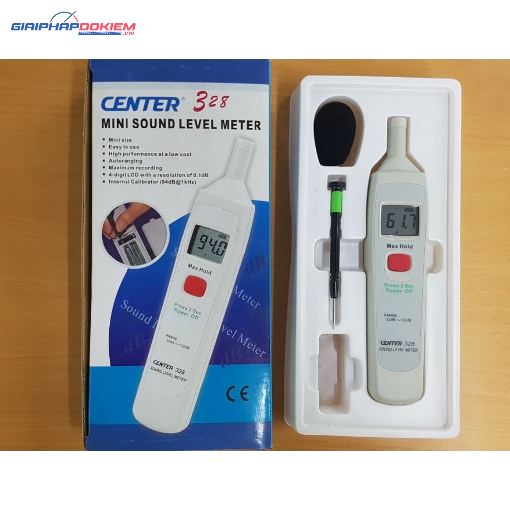 Máy đo âm thanh Center 328 5 Máy đo âm thanh Center 328 - Ảnh 2