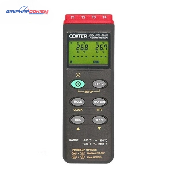Máy đo nhiệt độ ghi dữ liệu bốn kênh CENTER 309 7 CENTER 309