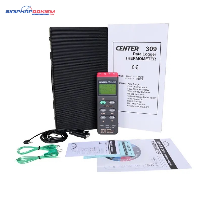 Máy đo nhiệt độ ghi dữ liệu bốn kênh CENTER 309 12 Máy đo nhiệt độ ghi dữ liệu bốn kênh CENTER 309 - Ảnh 6