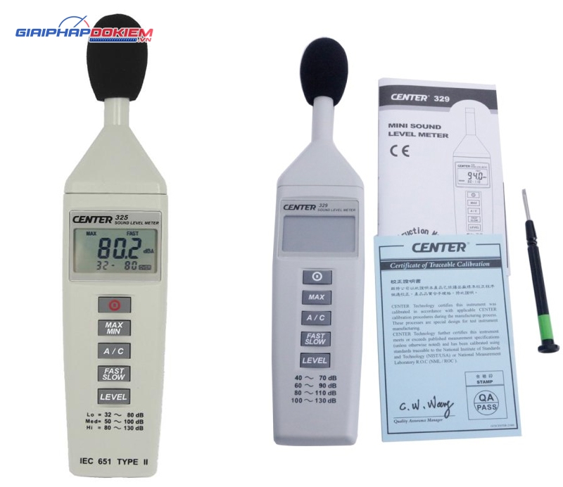 Máy đo độ ồn Center 325 6 Máy đo độ ồn Center 325 - Ảnh 2