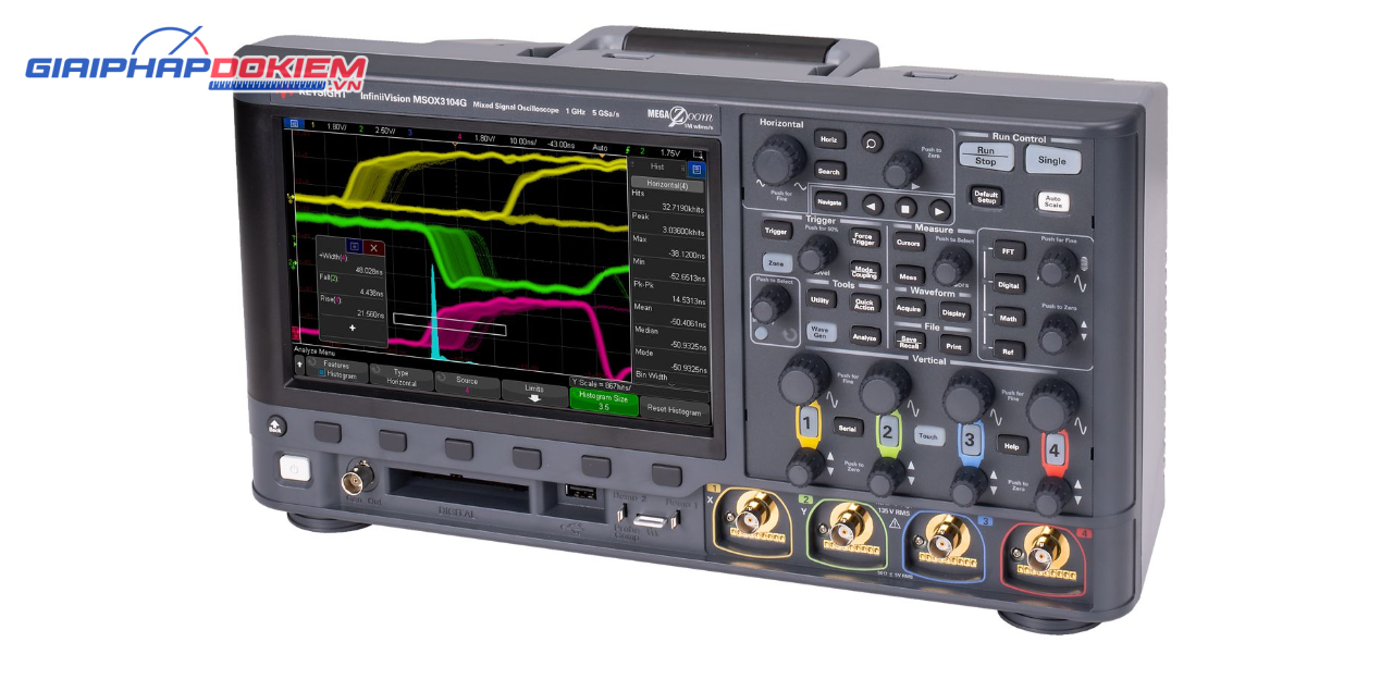 Máy hiện sóng số KEYSIGHT DSOX3104G (1 GHz; 5 GSa/s, 4CH) 10 Máy hiện sóng số KEYSIGHT DSOX3104G (1 GHz; 5 GSa/s, 4CH) - Ảnh 5