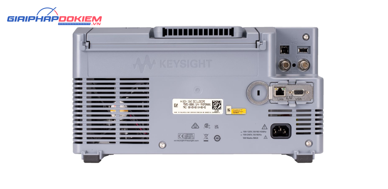 Máy hiện sóng số KEYSIGHT DSOX3104G (1 GHz; 5 GSa/s, 4CH) 9 Máy hiện sóng số KEYSIGHT DSOX3104G (1 GHz; 5 GSa/s, 4CH) - Ảnh 4