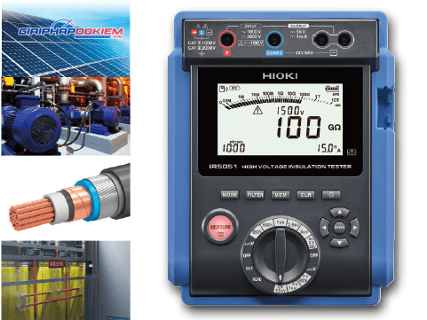 Thiết Bị Đo Điện Trở Cách Điện Hioki IR5051 5kV, Solar 2kV 11 Thiết Bị Đo Điện Trở Cách Điện Hioki IR5051 5kV, Solar 2kV - Ảnh 4
