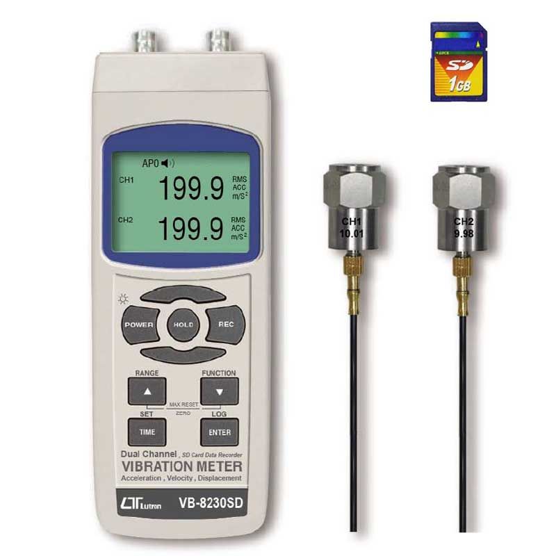 Máy đo độ rung LUTRON VB-8230SD 4 Máy đo độ rung LUTRON VB-8230SD - Ảnh 2