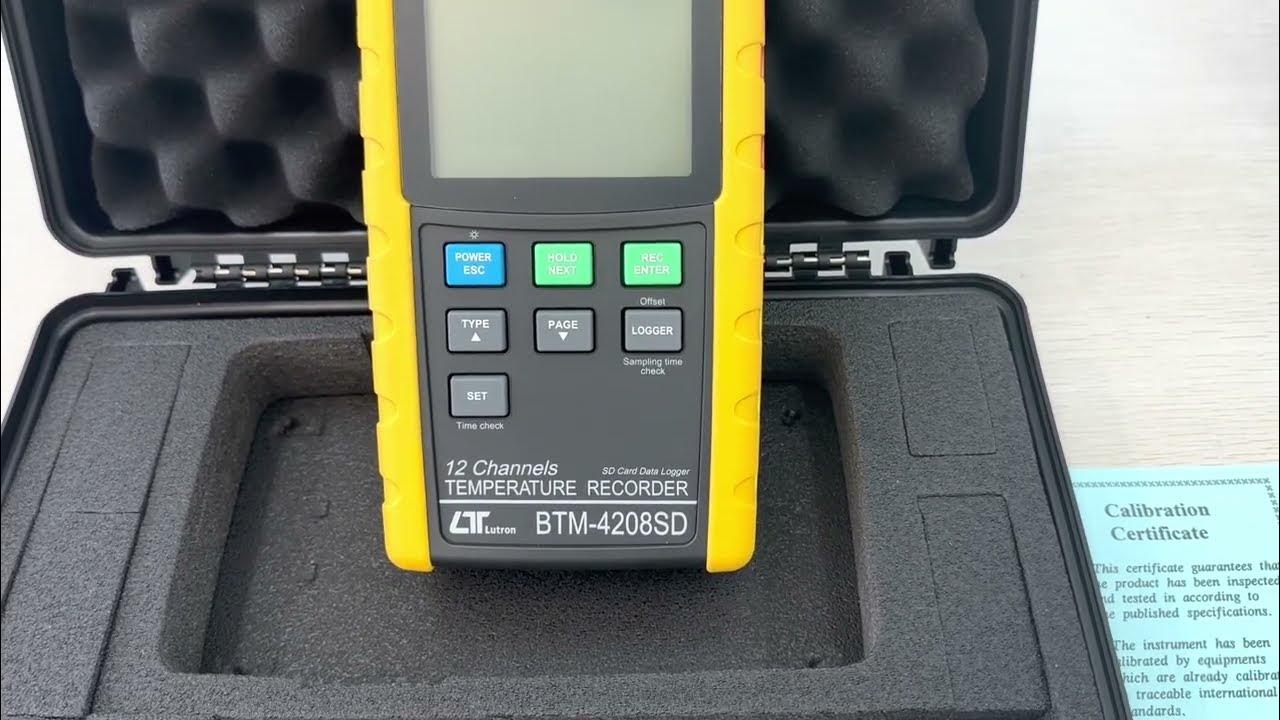 Nhiệt kế LUTRON BTM-4208SD 11 Nhiệt kế LUTRON BTM-4208SD - Ảnh 3