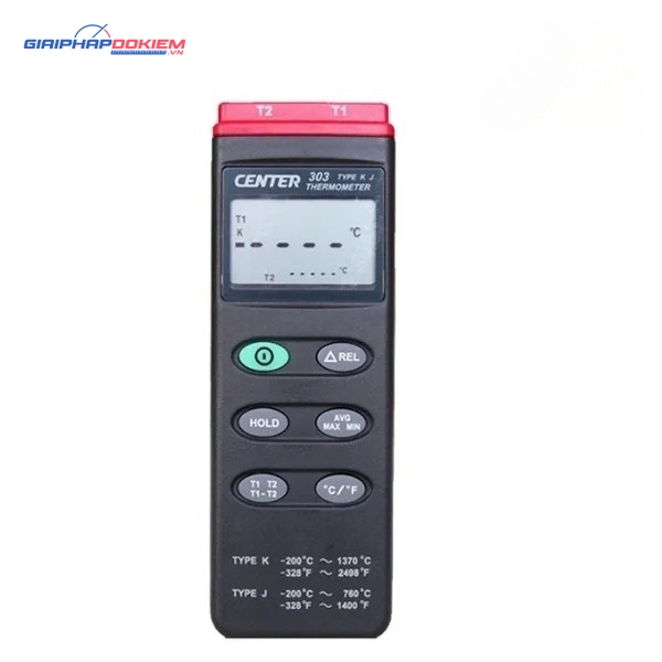 Máy đo nhiệt độ 2 kênh CENTER 303 4 CENTER 303