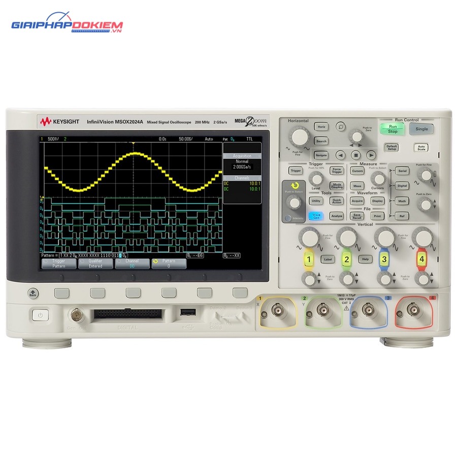 Máy hiện sóng số KEYSIGHT DSOX2014A (100 MHz, 4CH, 2 GSa/s) 6 Máy hiện sóng số KEYSIGHT DSOX2014A (100 MHz, 4CH, 2 GSa/s)
