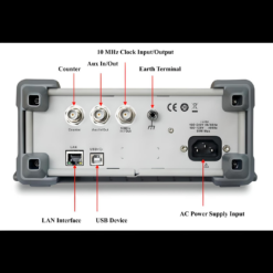 Máy phát xung, hàm Siglent SDG1062X, 60MHz, 2 CH 13 sdg1000x backside fotor 2024070713028
