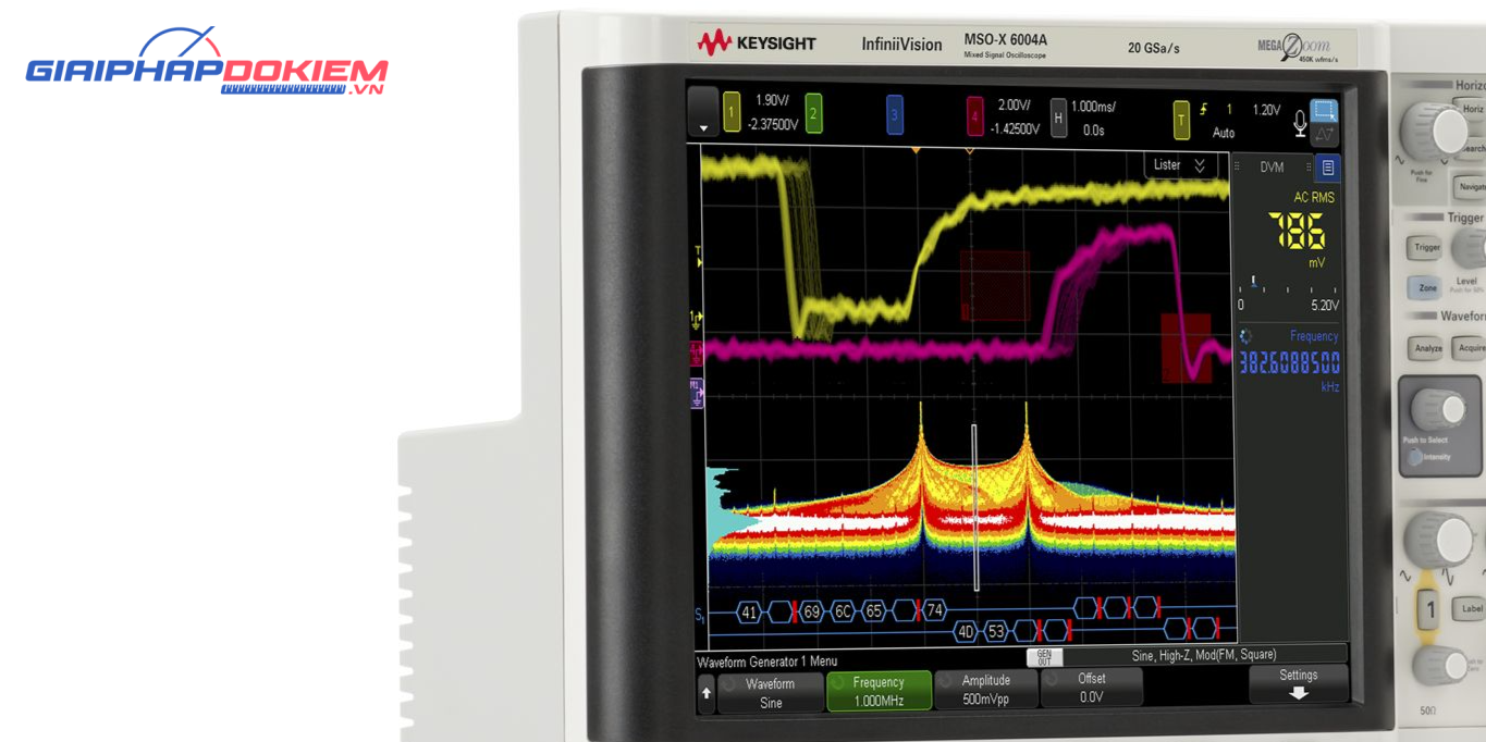 Máy hiện sóng số KEYSIGHT MSOX6004A 6 Máy hiện sóng số KEYSIGHT MSOX6004A - Ảnh 3