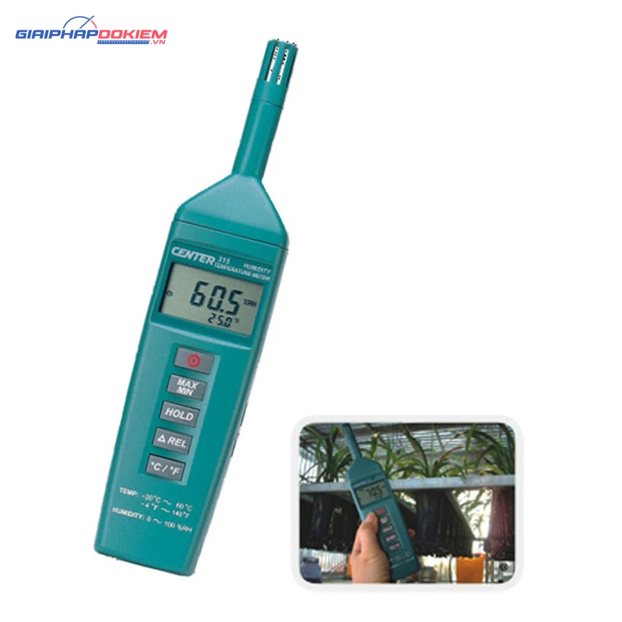 Máy đo độ ẩm, nhiệt độ Center 315 8 Máy đo độ ẩm, nhiệt độ Center 315 - Ảnh 3