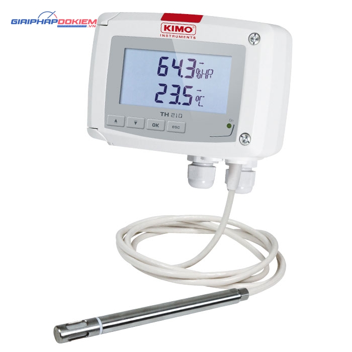 Máy đo nhiệt độ độ ẩm KIMO TH210 5 Máy đo nhiệt độ độ ẩm KIMO TH210