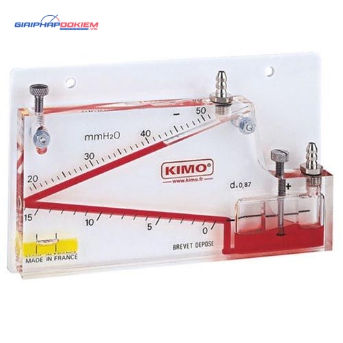 Áp kế chất lỏng dạng nghiêng KIMO VH 50 4 Áp kế chất lỏng dạng nghiêng KIMO VH 50