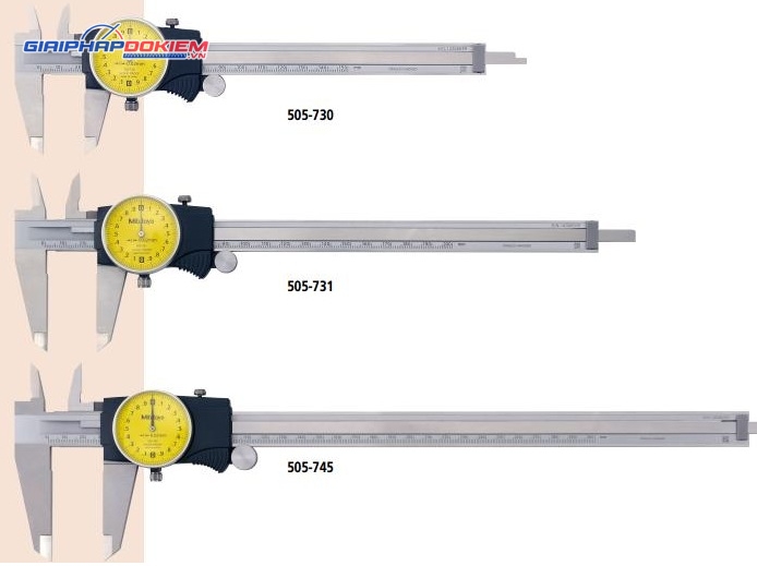 Thước cặp đồng hồ Mitutoyo 505-730 8 Thước cặp đồng hồ Mitutoyo 505-730 - Ảnh 2