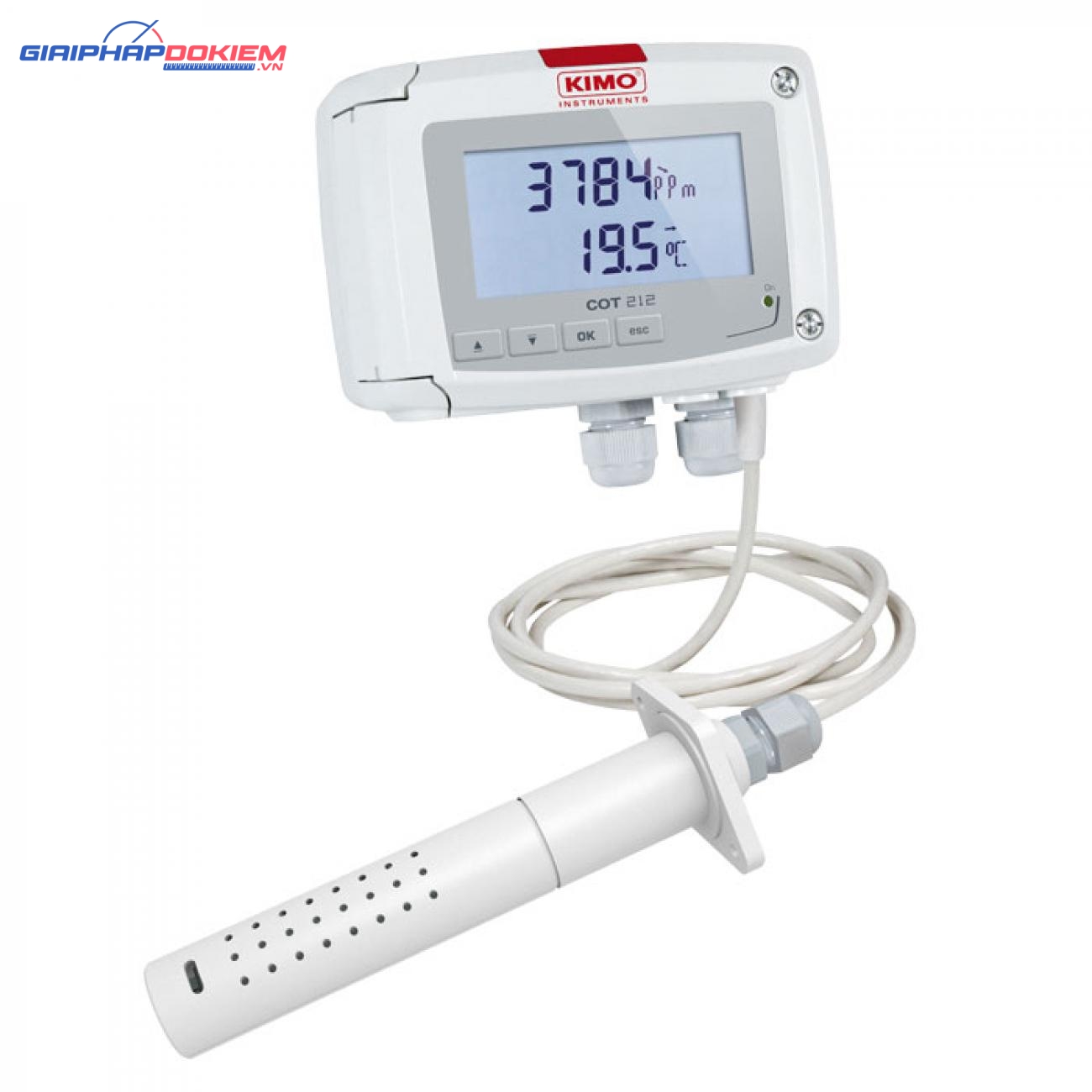 Máy đo khí CO2 và nhiệt độ KIMO COT212 5 Máy đo khí CO2 và nhiệt độ KIMO COT212