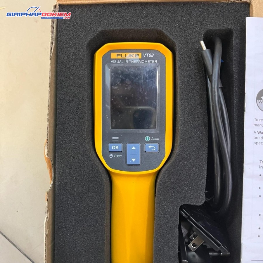 Máy đo nhiệt độ hồng ngoại Fluke VT08 12 Máy đo nhiệt độ hồng ngoại Fluke VT08 - Ảnh 6