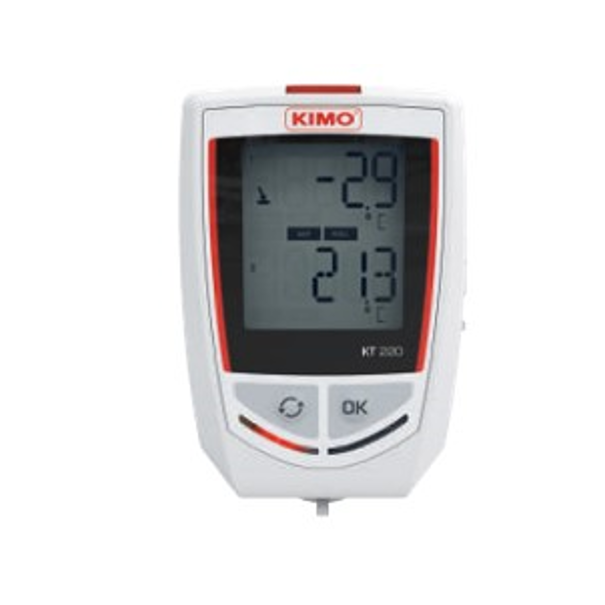 Thiết bị ghi nhiệt độ, độ ẩm, dòng điện, điện áp, áp suất nước KIMO KT220 6 Thiết bị ghi nhiệt độ, độ ẩm, dòng điện, điện áp, áp suất nước KIMO KT220