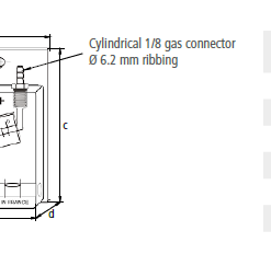 Áp kế chất lỏng dạng nghiêng KIMO MG 14 235cca4f60420a13febddba88a29d91e