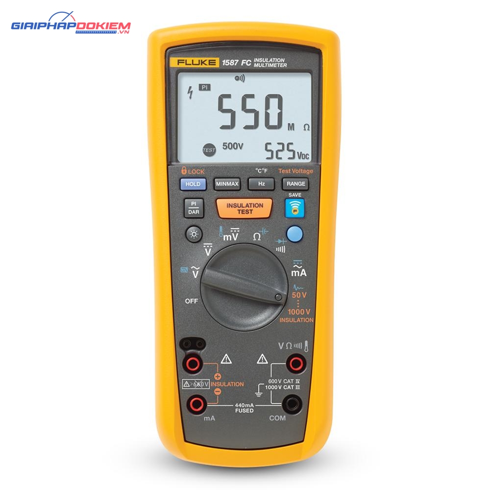 Thiết bị đo vạn năng, điện trở cách điện Fluke 1587 FC 13 Thiết bị đo vạn năng, điện trở cách điện Fluke 1587 FC