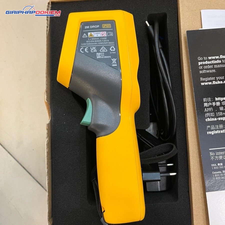 Máy đo nhiệt độ hồng ngoại Fluke VT08 17 Máy đo nhiệt độ hồng ngoại Fluke VT08 - Ảnh 11