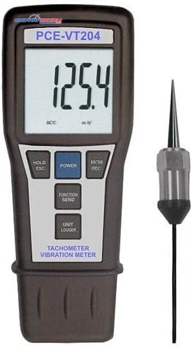 Máy đo gia tốc PCE PCE-VT 204-ICA bao gồm Giấy chứng nhận hiệu chuẩn ISO 8 Máy đo gia tốc PCE PCE-VT 204-ICA bao gồm Giấy chứng nhận hiệu chuẩn ISO - Ảnh 2