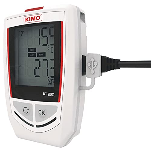 Thiết bị ghi nhiệt độ, độ ẩm, dòng điện, điện áp, áp suất nước KIMO KT220 8 Thiết bị ghi nhiệt độ, độ ẩm, dòng điện, điện áp, áp suất nước KIMO KT220 - Ảnh 3