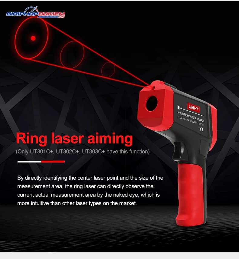Thiết bị đo nhiệt độ hồng ngoại UNI-T UT302A+ 12 Thiết bị đo nhiệt độ hồng ngoại UNI-T UT302A+ - Ảnh 7