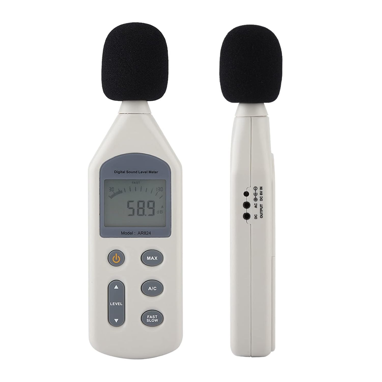 Máy đo độ ồn Smartsensor AR824 (30 – 130dBA / 35 – 130dBC) 10 Máy đo độ ồn Smartsensor AR824 (30 – 130dBA / 35 – 130dBC) - Ảnh 5