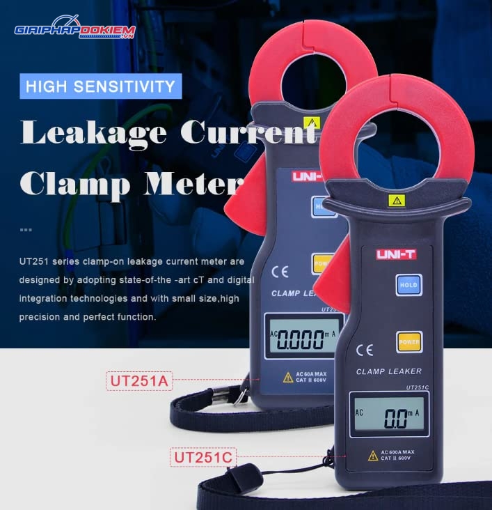 Ampe kìm đo dòng rò UNI-T UT251A 12 Ampe kìm đo dòng rò UNI-T UT251A - Ảnh 7