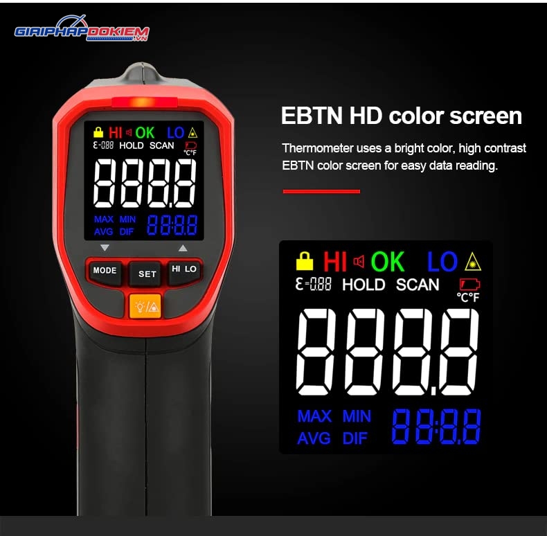 Thiết bị đo nhiệt độ hồng ngoại UNI-T UT302A+ 15 Thiết bị đo nhiệt độ hồng ngoại UNI-T UT302A+ - Ảnh 10