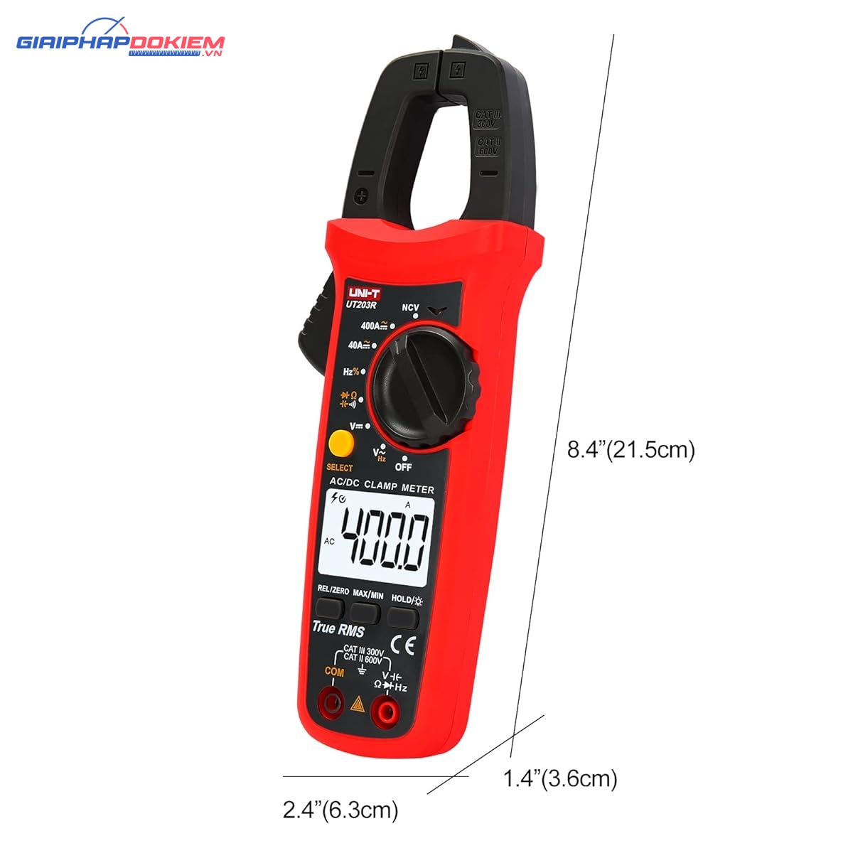 Ampe kìm AC/DC UNI-T UT203R 5 Ampe kìm AC/DC UNI-T UT203R - Ảnh 2