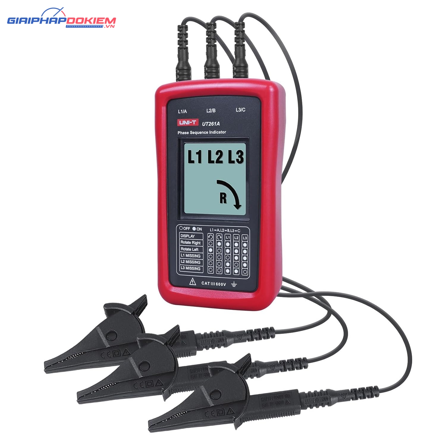 Đồng hồ chỉ thị pha UNI-T UT261A 18 Đồng hồ chỉ thị pha UNI-T UT261A - Ảnh 13