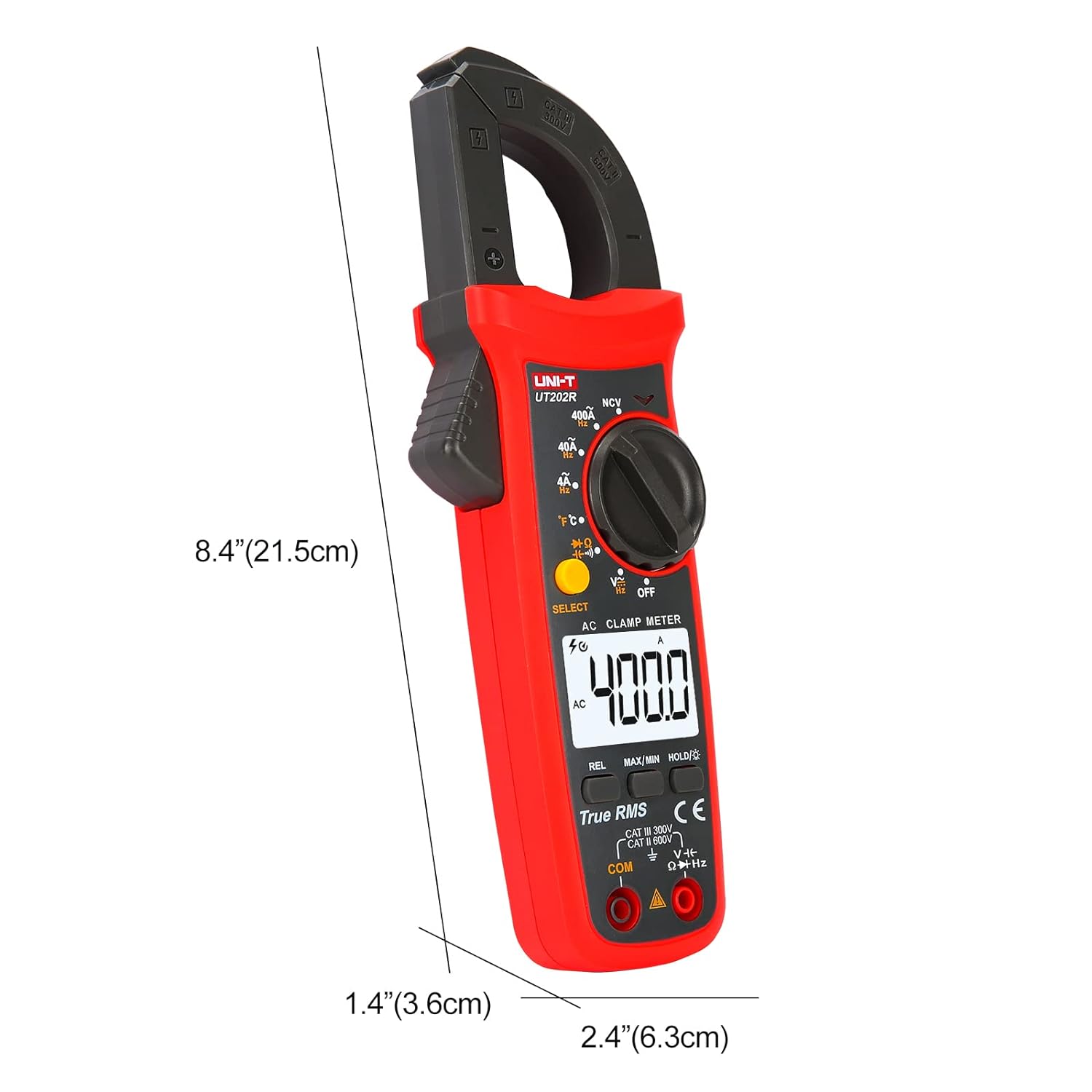 Ampe kìm AC UNI-T UT202R 12 Ampe kìm AC UNI-T UT202R - Ảnh 9