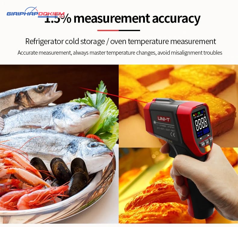 Thiết bị đo nhiệt độ hồng ngoại UNI-T UT302A+ 13 Thiết bị đo nhiệt độ hồng ngoại UNI-T UT302A+ - Ảnh 8