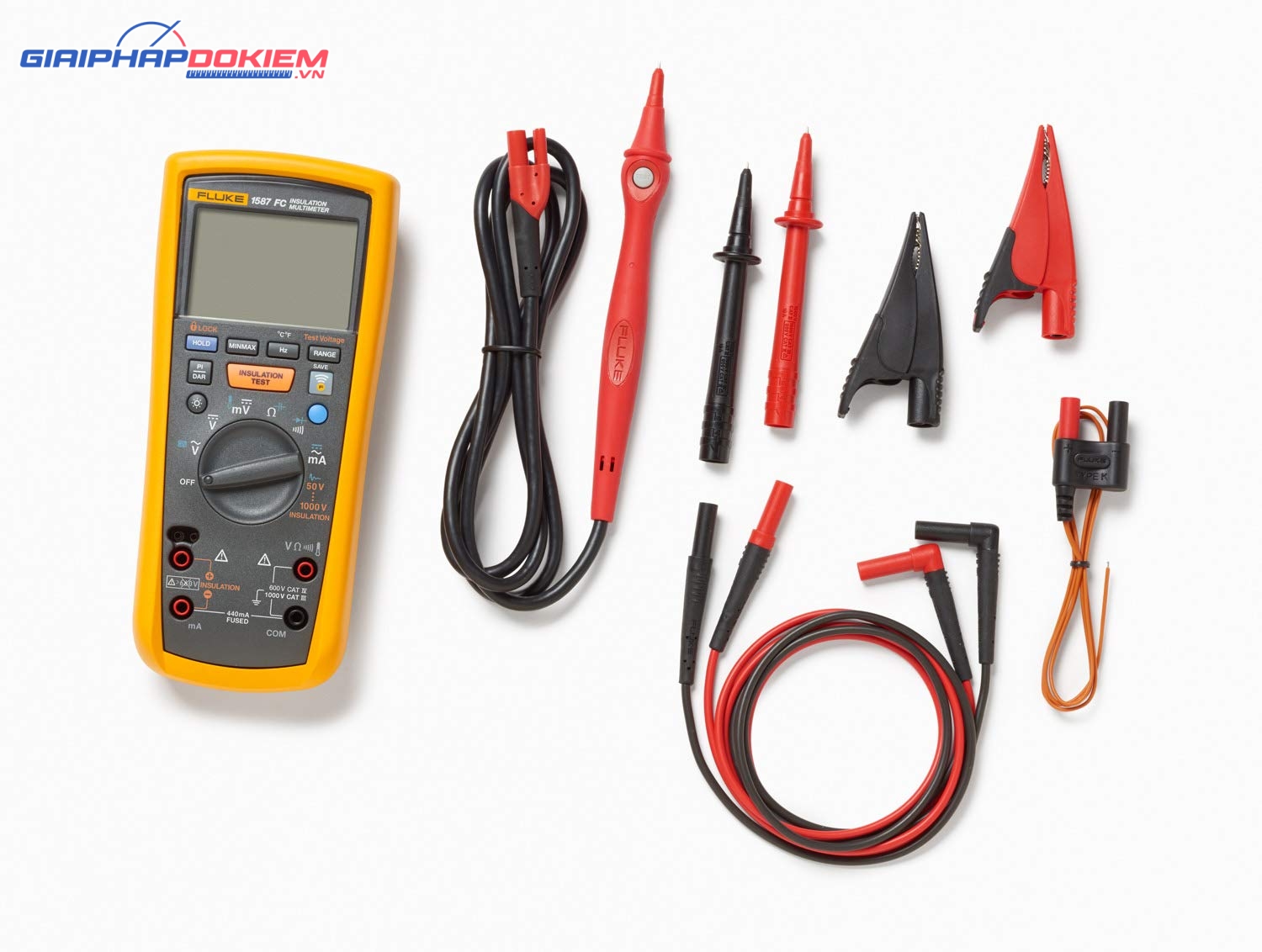 Thiết bị đo vạn năng, điện trở cách điện Fluke 1587 FC 24 Thiết bị đo vạn năng, điện trở cách điện Fluke 1587 FC - Ảnh 12