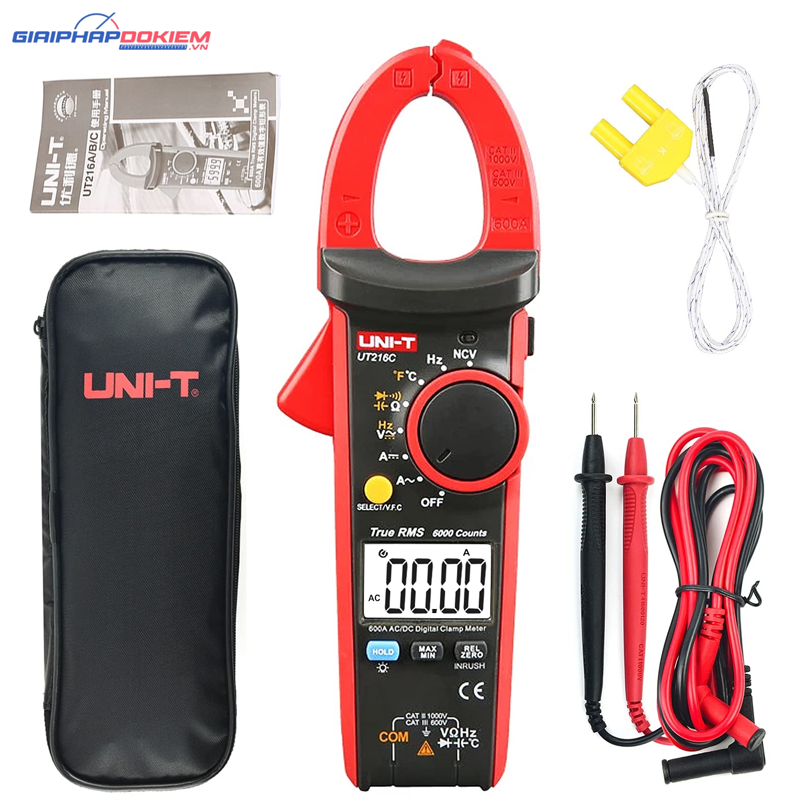 Ampe kìm AC/DC UNI-T UT216C 15 Ampe kìm AC/DC UNI-T UT216C - Ảnh 11