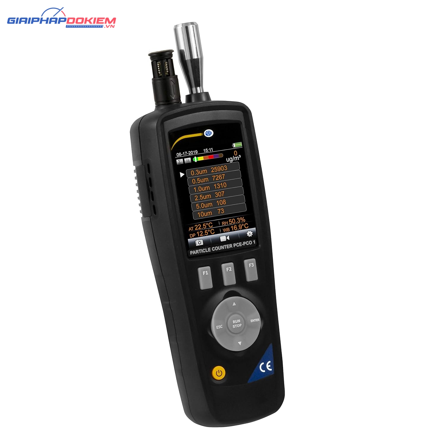 Máy đếm hạt chất lượng không khí PCE PCE-PCO 1 8 Máy đếm hạt chất lượng không khí PCE PCE-PCO 1