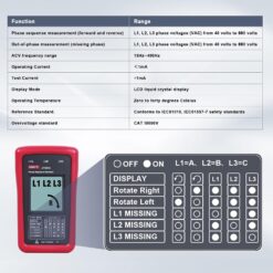 Đồng hồ chỉ thị pha UNI-T UT261A 29 71Sl45iLZL. SL1500