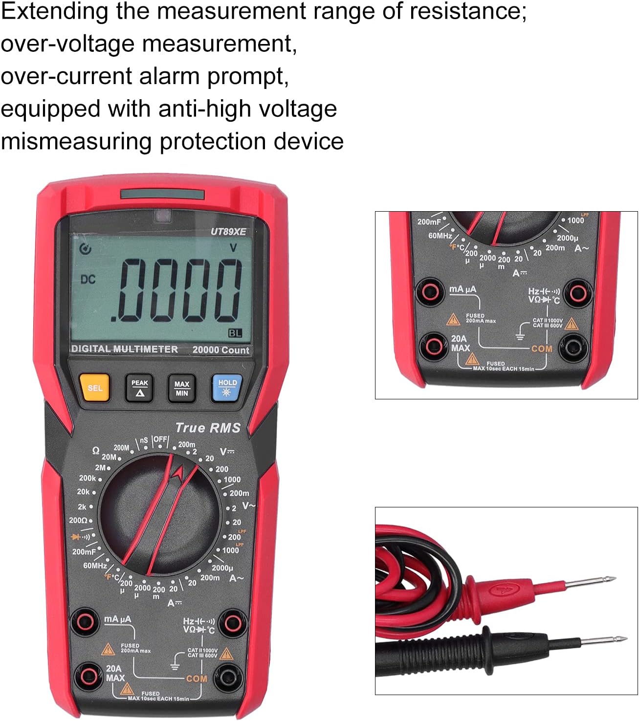 Đồng hồ vạn năng UNI-T UT89XE 9 Đồng hồ vạn năng UNI-T UT89XE - Ảnh 5