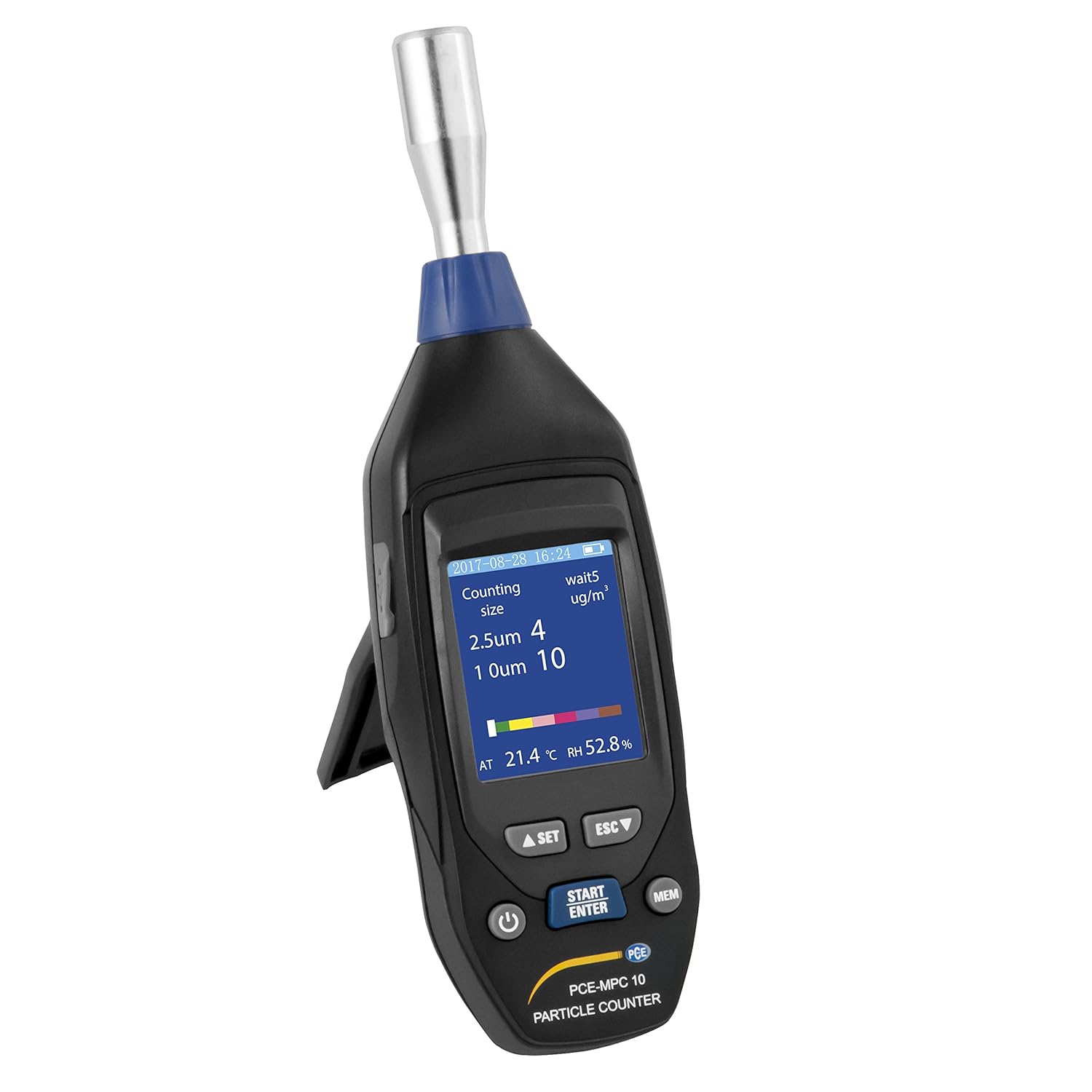 Máy đếm hạt chất lượng không khí PCE PCE-MPC 10 8 Máy đếm hạt chất lượng không khí PCE PCE-MPC 10