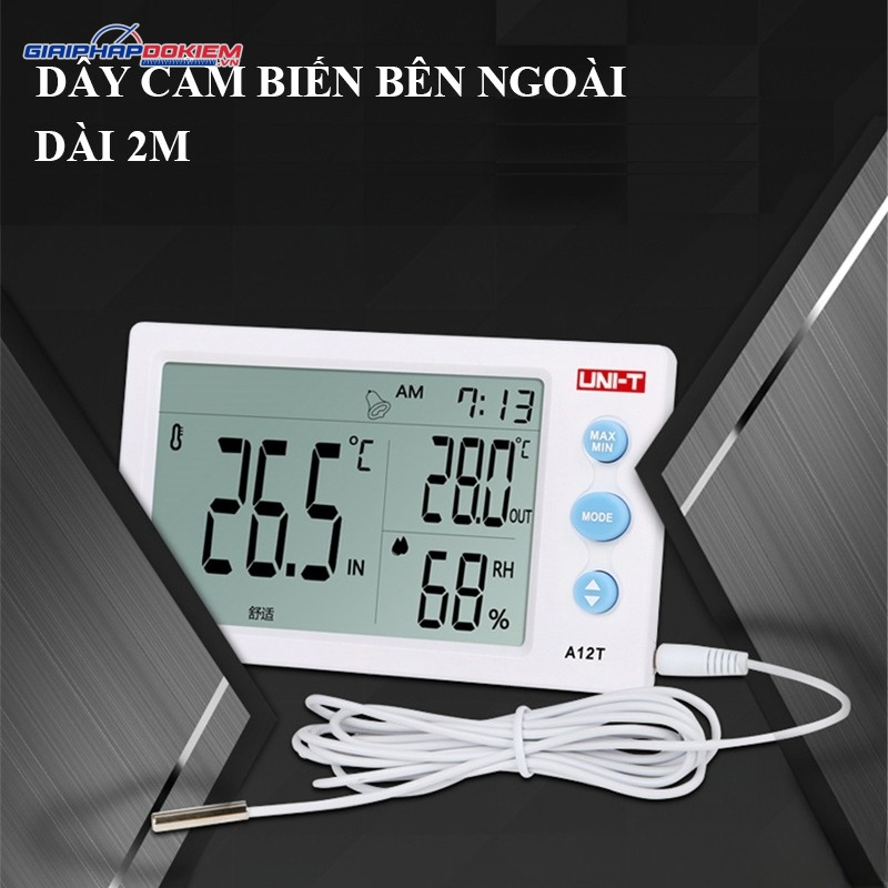 Thiết bị đo nhiệt độ, độ ẩm UNI-T A12T 11 Thiết bị đo nhiệt độ, độ ẩm UNI-T A12T - Ảnh 6
