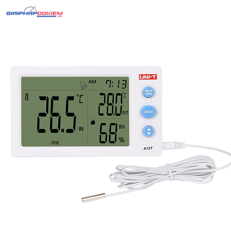 Thiết bị đo nhiệt độ, độ ẩm UNI-T A12T 6 Thiết bị đo nhiệt độ, độ ẩm UNI-T A12T