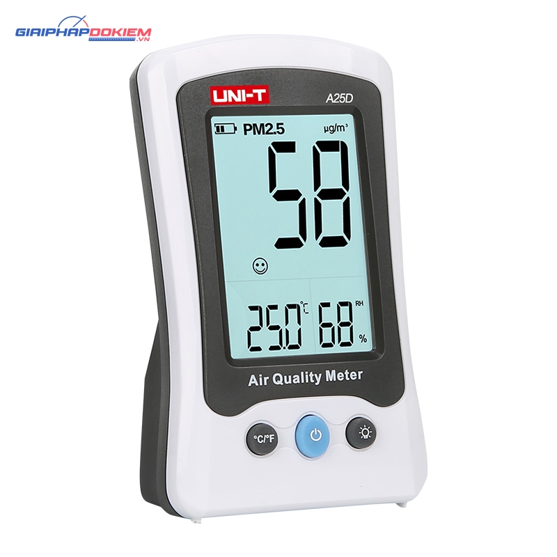 Thiết bị đo nồng độ bụi PM2.5 UNI-T A25D 9 Thiết bị đo nồng độ bụi PM2.5 UNI-T A25D - Ảnh 5