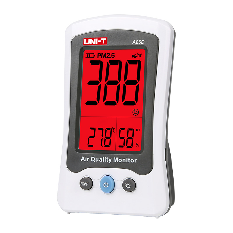 Thiết bị đo nồng độ bụi PM2.5 UNI-T A25D 8 Thiết bị đo nồng độ bụi PM2.5 UNI-T A25D - Ảnh 4