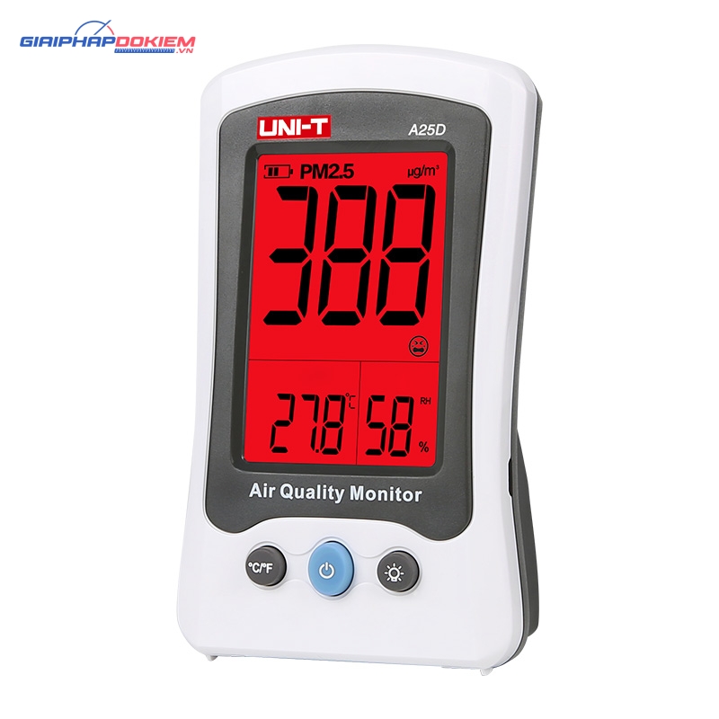 Thiết bị đo nồng độ bụi PM2.5 UNI-T A25D 8 Thiết bị đo nồng độ bụi PM2.5 UNI-T A25D - Ảnh 4