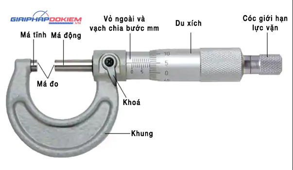Panme đo ngoài cơ khí Mitutoyo 103-137 0-25mm 10 Panme đo ngoài cơ khí Mitutoyo 103-137 0-25mm - Ảnh 5